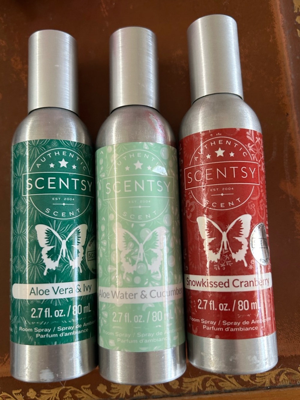 3 Scentsy  Room Spray